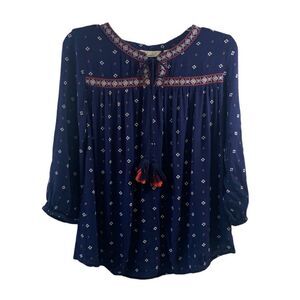 Caffe Marrahcsh Boho Blouse Size S